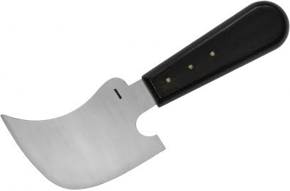 Kwartmaanmes enkel facet