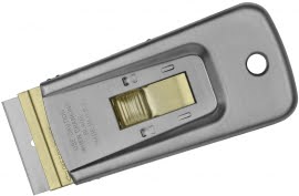 Lemmet schraper metaal