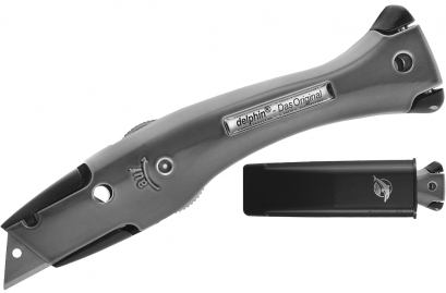 Delphin 02 Metallic grijze meshouder